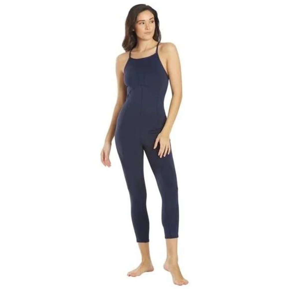 Free People FP Movement Navy Side to Side Performance Jumpsuit - Picture 2 of 12